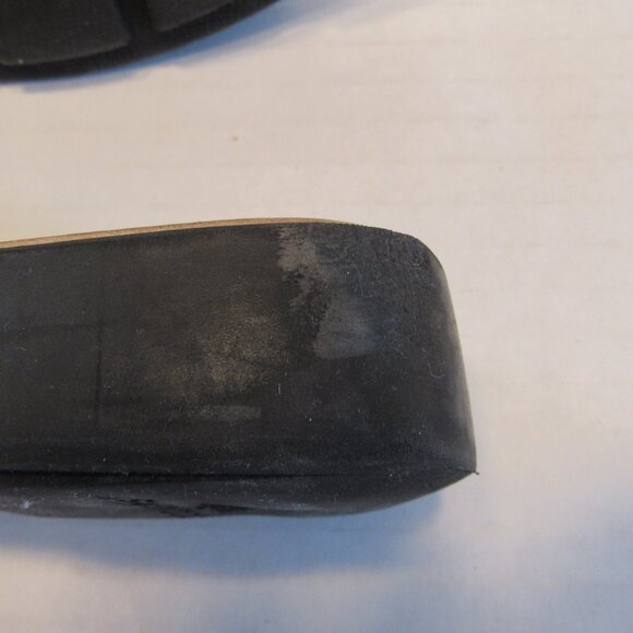 Dockers Daytona Black Open Toe Leather Slide Slip On Comfort Sandal Size 6M - Picture 7 of 8